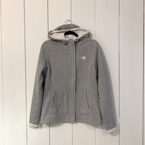 The North Face medium hooded zip jacket
